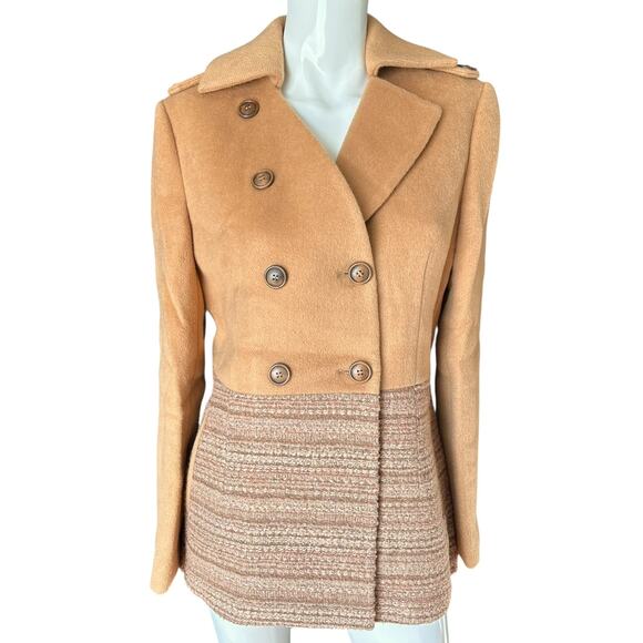 NWT St. Sereno Double Breasted Wool Blend Coat Size Small - Picture 1 of 3